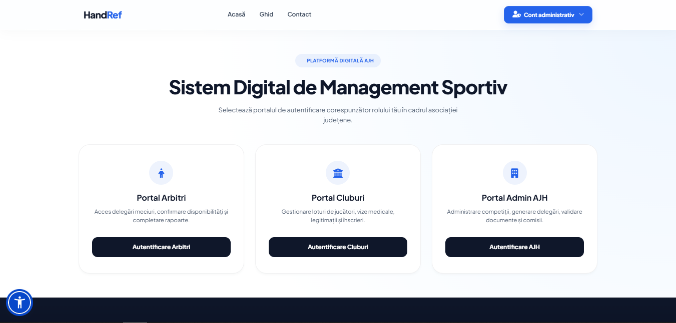 Sistem Digital de Management Sportiv